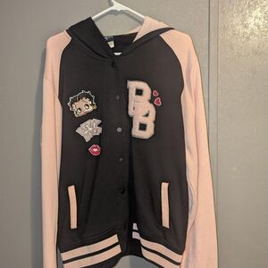 Betty Boop Black and Pink Jacket